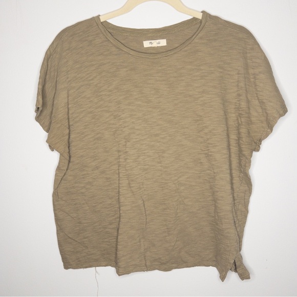 Madewell Dolman-Sleeve Crewneck Tee in Slub - Picture 2 of 5